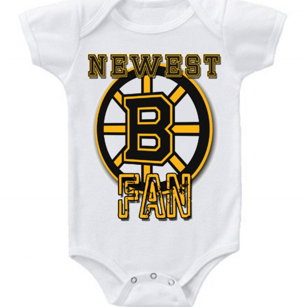 New Cute Baby One Piece Hockey Boston Bruins